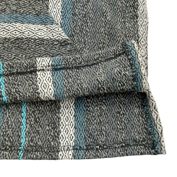 Original Senor Lopez Baja Hoodie Mens Medium Gray Pullover Hippie Boho Cotton - Picture 13 of 13